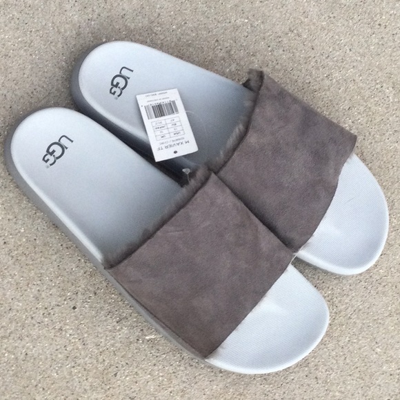 NWT XAVIER TF UGG Slides Slippers Lamb FUR 13 47 main image 9